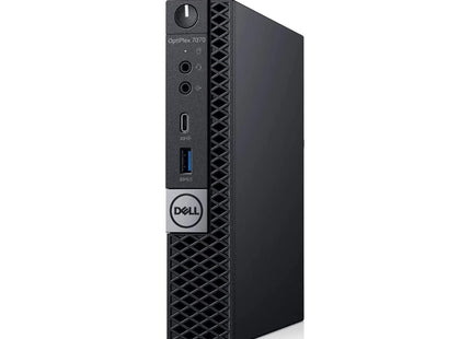 Dell OptiPlex 7070 MFF(Micro), Intel Core i5-8500T 2.1GHz, 16GB DDR4, 500GB SSD, Refurbished - Joy Systems PC