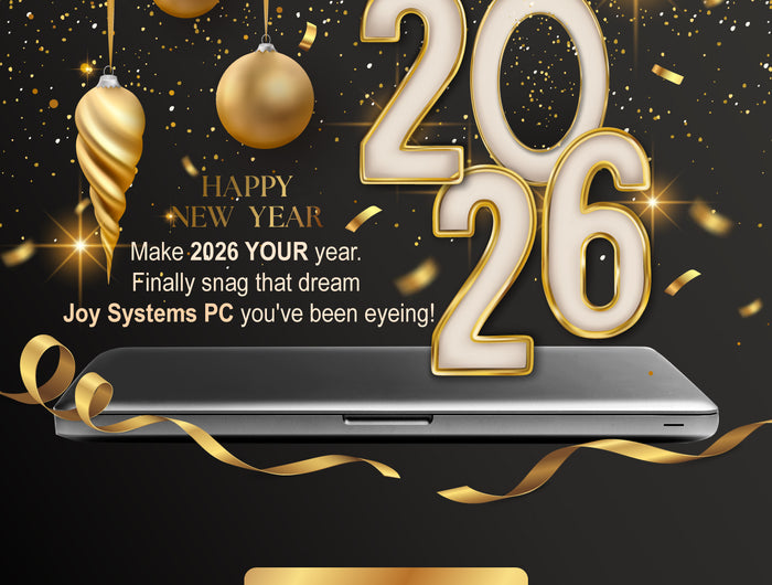 Happy New Year 2026 laptop promo