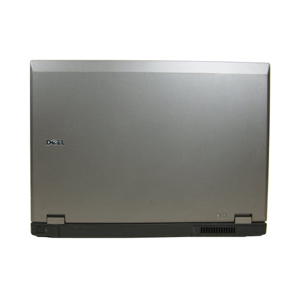 Closed gray metallic Dell Latitude E5520 laptop, front view. - View 2