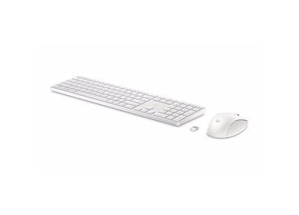HP 650 Wireless Keyboard & Mouse White 4R016AA, Refurbished - Joy Systems PC