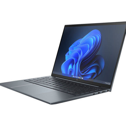 HP ELITE DRAGONFLY G3 refurbished laptop, front left angled view, 13.3" touch display, Intel i5-1245U, 16GB RAM, 256GB SSD. - View 4