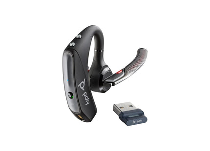 HP Poly Voyager 5200 Headset +USB-A to Micro USB Cable Customer Special 17-US 7Y3Q5AA, NEW - Joy Systems PC