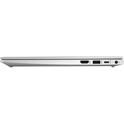 Side view of a silver HP ProBook 430 G8 showing the HDMI, USB-A, USB-C, and power ports. - View 4