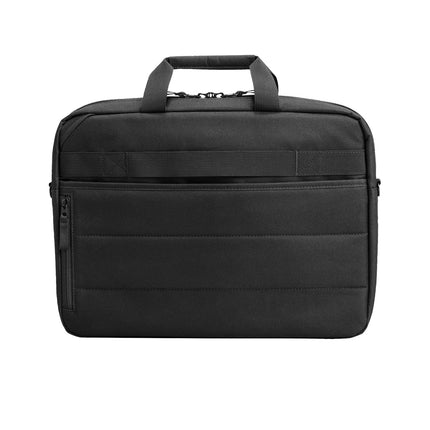 Front view of the HP Renew Carrying Case for 15.6" laptops, with dual handles and zippered pockets, on a white background. - View 2
