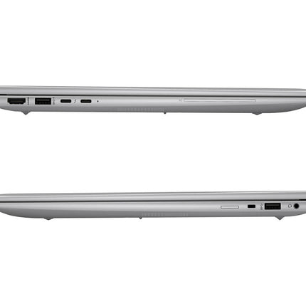 Side view of refurbished HP ZBOOK FIREFLY 16 G9 laptop showing left (HDMI, USB) and right (USB, SD slot, headphone jack) ports. - View 3