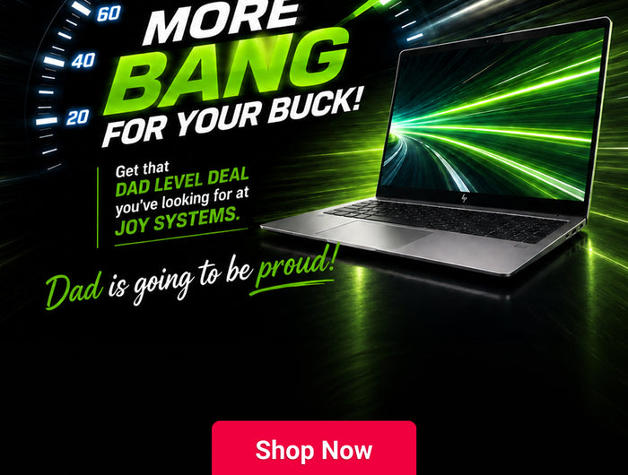Get that Dad Level Deal you've looking for at Joy Systems.  More bang for your buck, Dad is going to be proud!