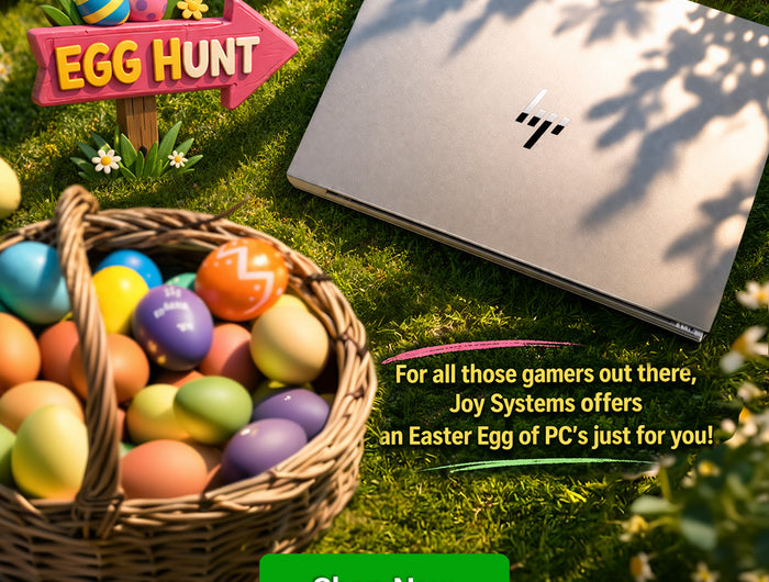 For all those gamers out there, Joy Systems offers an Easter Egg of PC's just for you!
