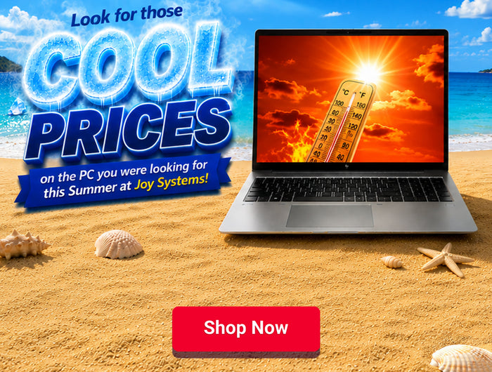 OH WOW This Summer it's really HOT!  Come and find that AHHH, Cool Refreshing Deal at Joy Systems! Look for those Cool prices on the PC you were looking for this Summer at Joy Systems!