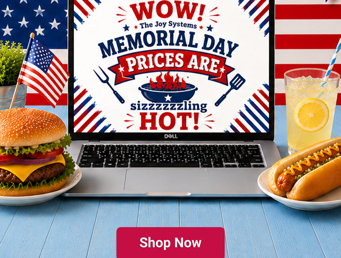Memorial Day PC Sales all week long. Come and find that Computer you were looking for! WOW! The Joy Systems Memorial Day prices are sizzzzling HOT!