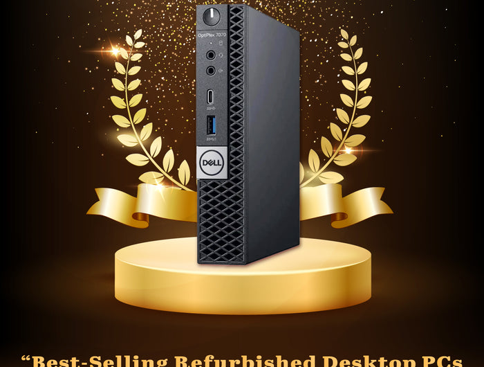 A popular, best-selling desktop computer displayed in a bright and celebratory setting.