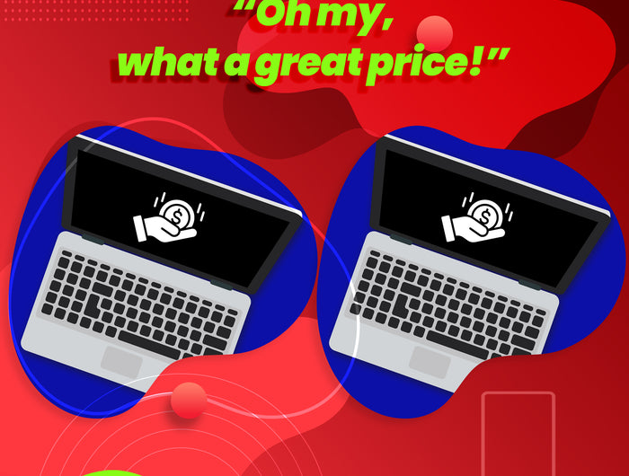 An affordable laptop with the text “Further Discount” displayed, indicating an additional price reduction.