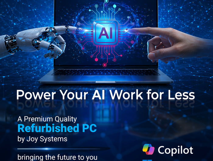 Power Your AI Work for Less!
A Premium Quality Refurbished PC by Joy Systems bringing the future to you without breaking the bank.