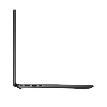 Side view of a refurbished Dell Latitude 3520 laptop, open to show USB, HDMI, and headphone ports against a white background. - View 3