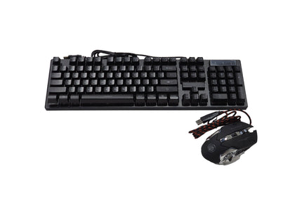 Wired Gaming Keyboard & Mouse Combo, New - Joy Systems PC