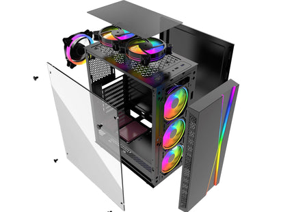 DMG Gaming PC, Milky Way 4, Intel Core i7-6700 3.4GHz, 16GB DDR4, 2TB HDD + 1TB SSD, Nvidia RTX 3060 TI 8GB, Refurbished - Joy Systems PC