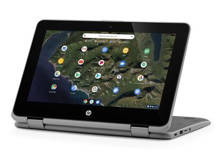 HP Chromebook X360 11 G2, 11.6” Touch, Intel Celeron N4100 1.1GHz, 4GB DDR4, 32GB SSD, Refurbished - Joy Systems PC