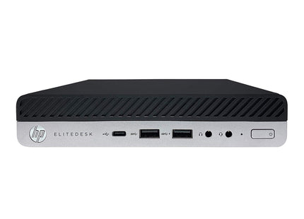 HP EliteDesk 800 G4 MINI, Intel Core i7-8700T 2.4GHz 6C, 32GB RAM, 500GB NVMe SSD, Refurbished - Joy Systems PC