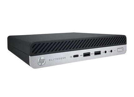 HP EliteDesk 800 G4 MINI, Intel Core i7-8700T 2.4GHz 6C, 32GB RAM, 500GB NVMe SSD, Refurbished - Joy Systems PC