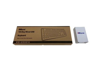 iMicro Wired USB Keyboard & Mouse Combo, New - Joy Systems PC