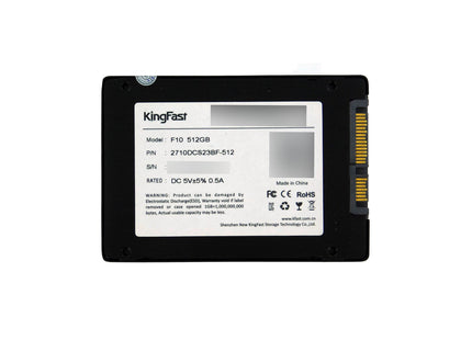 KingFast, SSD, 2.5”, 512GB, Refurbished - Joy Systems PC