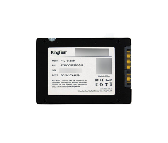 KingFast, 2710DCS23BF-512, 512GB, 2.5", Solid State Drive, Refurbished