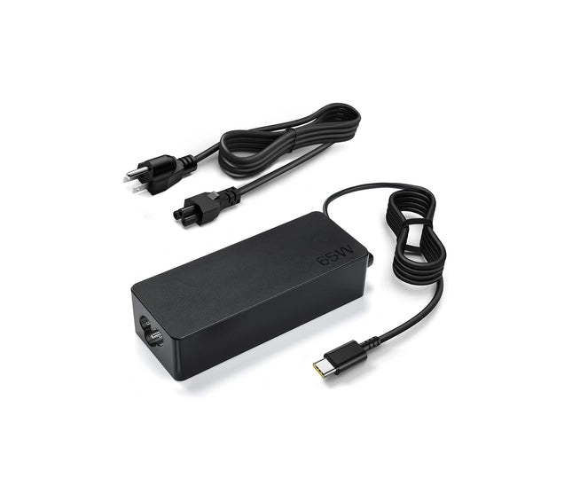 Lenovo 65W AC Adapter, USB Type C, Refurbished - Joy Systems PC