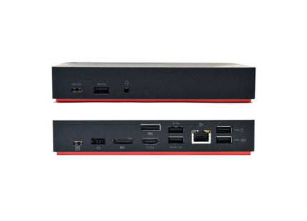 Lenovo USB-C Dock Gen 2 LDC-G2 with 90W AC Adapter, Refurbished - Joy Systems PC