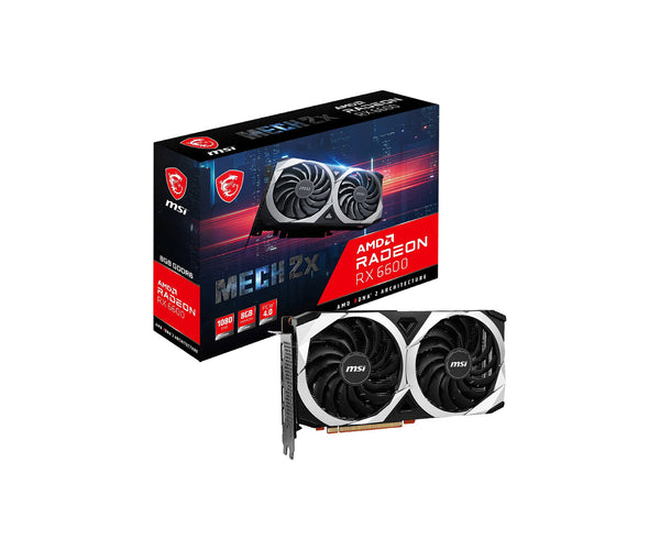 MSI AMD Radeon RX 6600 MECH 2X 8GB Graphics Card, New – Joy Systems PC 