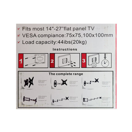 TV/LCD Wall Mount Kit (14 to 27-inch), New - Joy Systems PC - View 2